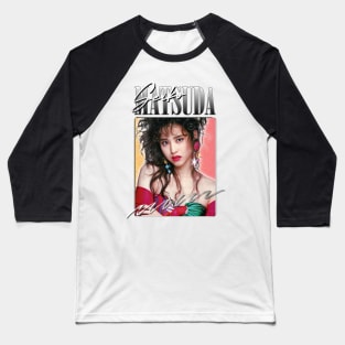 Seiko Matsuda - - Retro 80s Fan Design Baseball T-Shirt